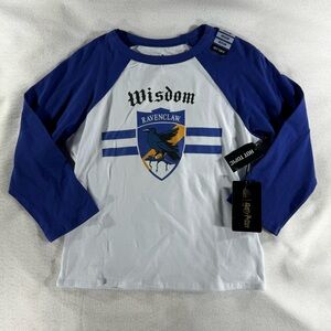 Hot Topic Ravenclaw Wisdom Varsity Long Sleeve Wizarding World Fandom Hogwarts